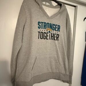 Gray Women xxl jaguars stronger Together Sweatshirt